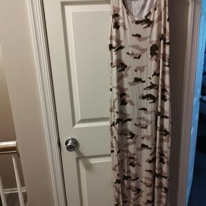 Laundry By Design Camouflage Maxi Dress